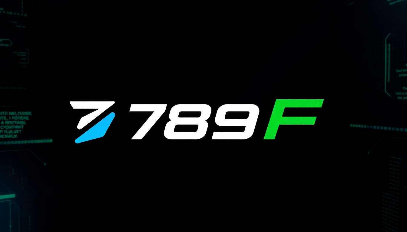 789F branding logo displayed on a sleek digital device with vibrant colors, highlighting innovation and modernity.