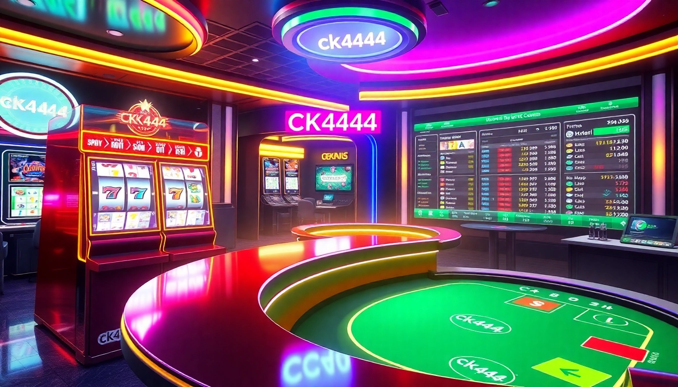 Interactive ck4444 online gaming platform with bright slots, live dealer, and sports betting features for live action.