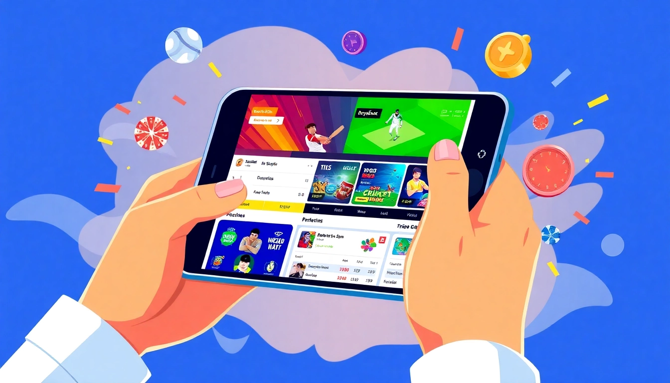 Reddybook platform showcasing live cricket betting options with engaging sports graphics for users in India.