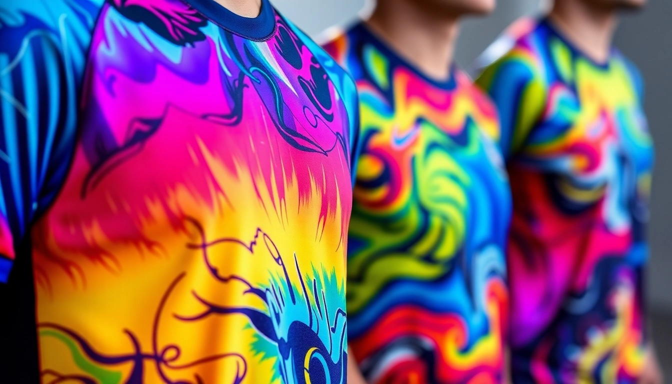 Sublimation uniforms with high-resolution full-color designs, demonstrating durability, vibrant quality, and custom sportswear craftsmanship for active athletes.