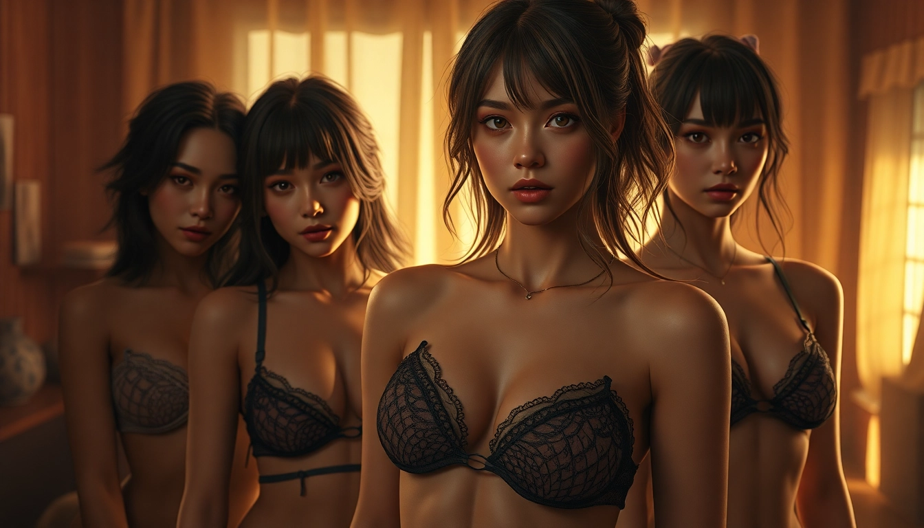 Example of hyper-realistic NSFW AI art generated with nsfw ai tools showcasing detailed character scenes with vivid textures and lifelike expressions for digital creators and artists.