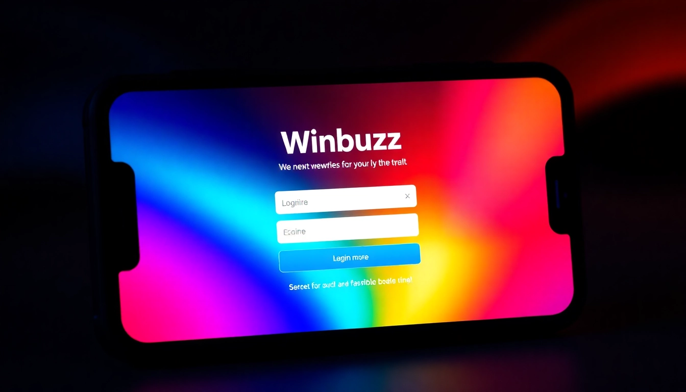 Effective Winbuzz login interface guiding users to access their online betting accounts effortlessly