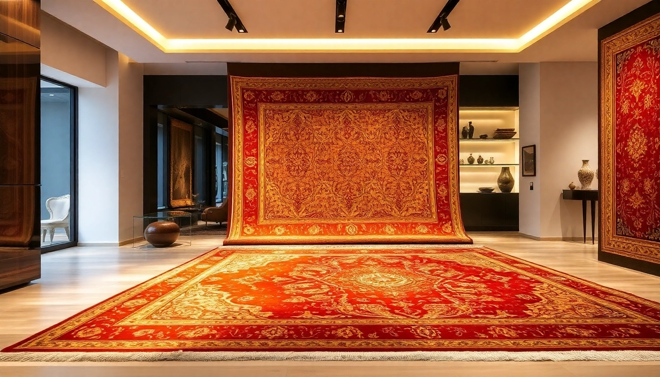 Beautiful Tappeto persiano Milano showcased in a boutique setting, highlighting craftsmanship