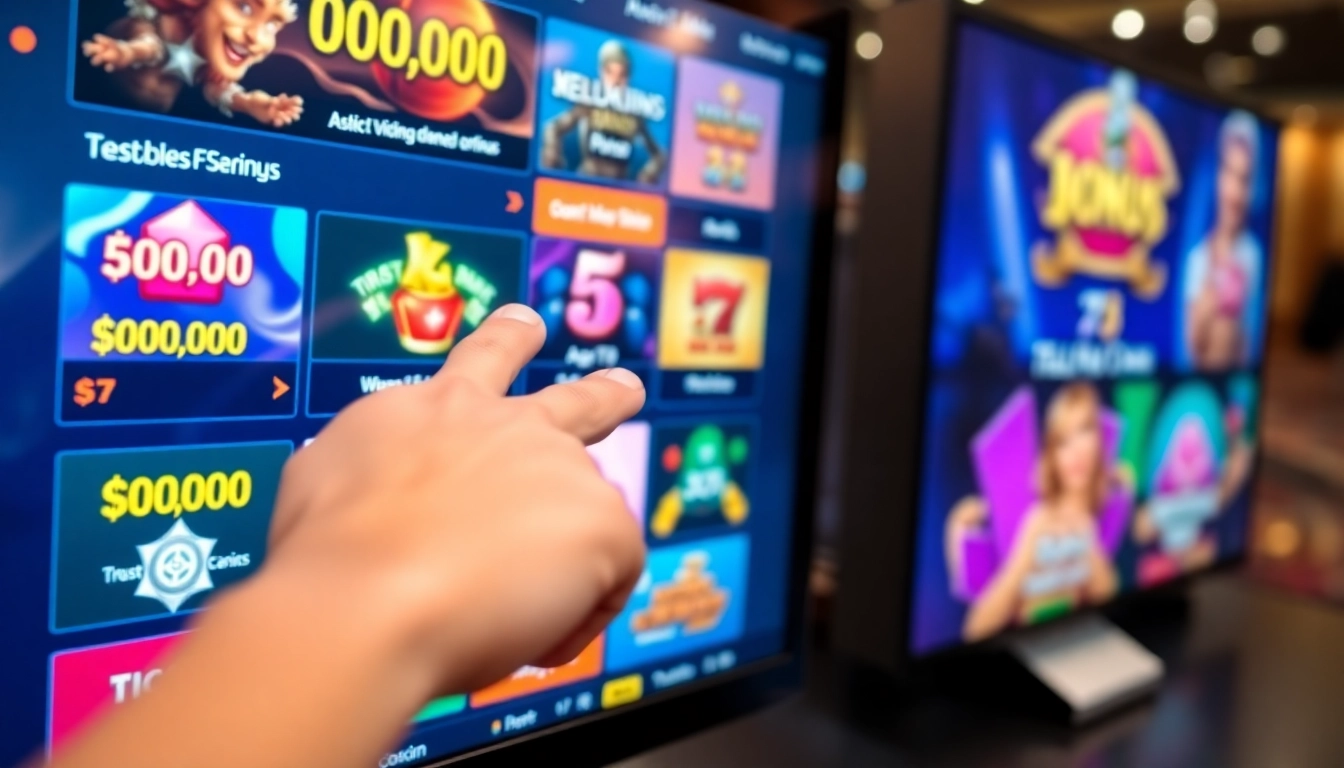 User claiming deneme bonusu on an online casino website with vibrant graphics and trust signals